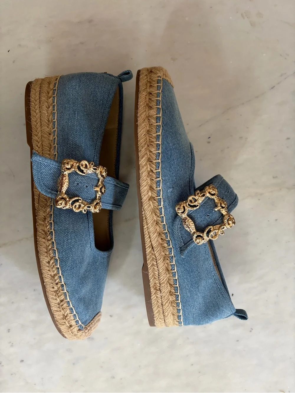 Sam Edelman half flats worn